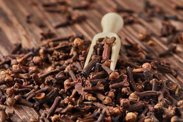 dried-spice-herbs-cloves-for-flavoring-foods-and-natural-medicines-indian-spice-ingredient-on-wooden-background-photo